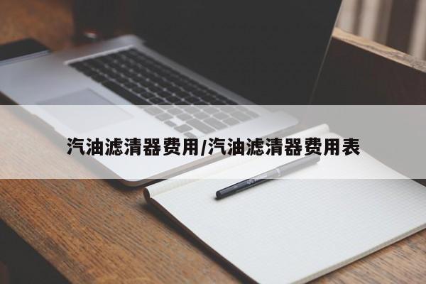 汽油滤清器费用/汽油滤清器费用表
